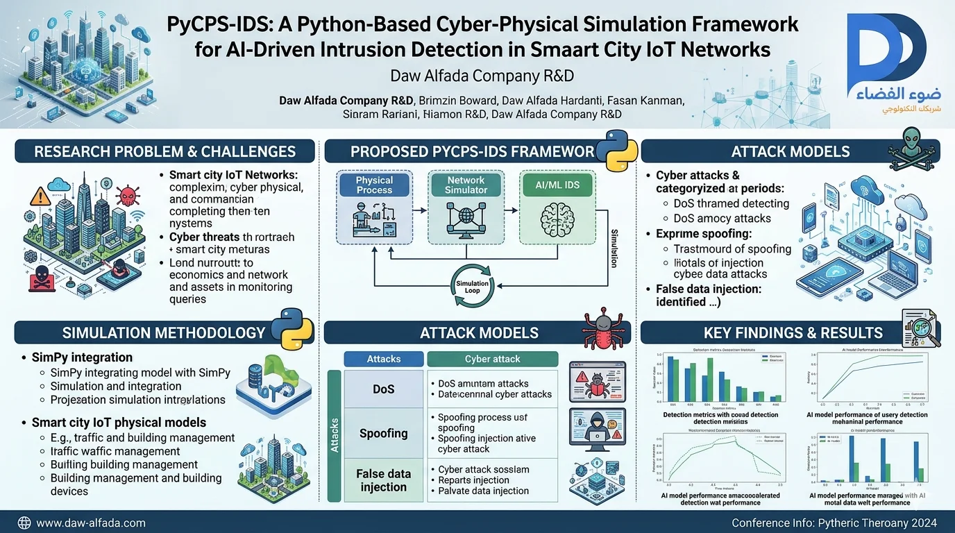 PyCPS-IDS: A Python-Based Cyber-Physical Simulation Framework for AI-Driven Intrusion Detection in Smart City IoT Networks
